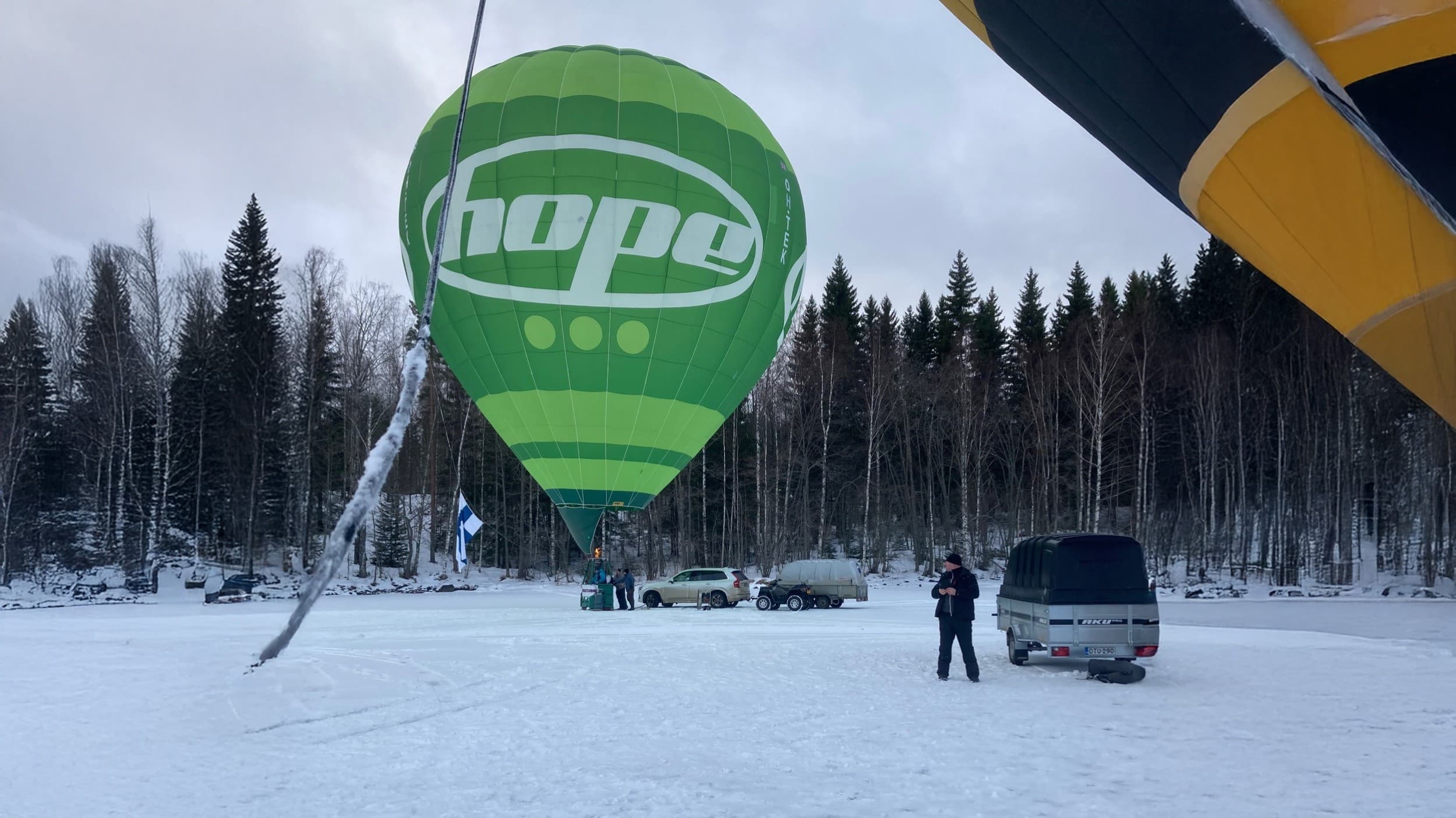 Talvikauden kuumailmapallolento | Uusimaa