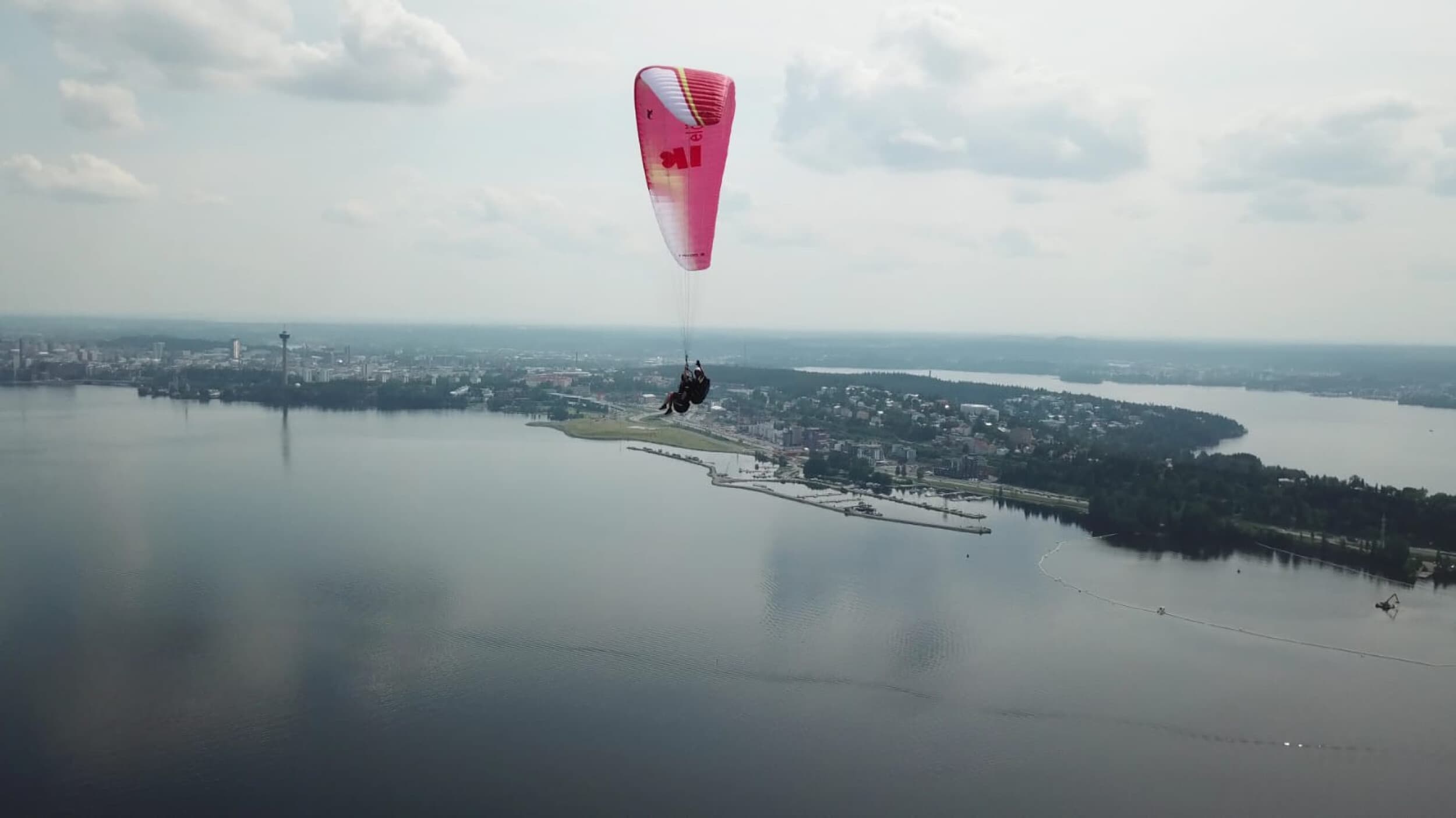 Elämyslento varjoliitimellä | Tampere | Elamyslahjat