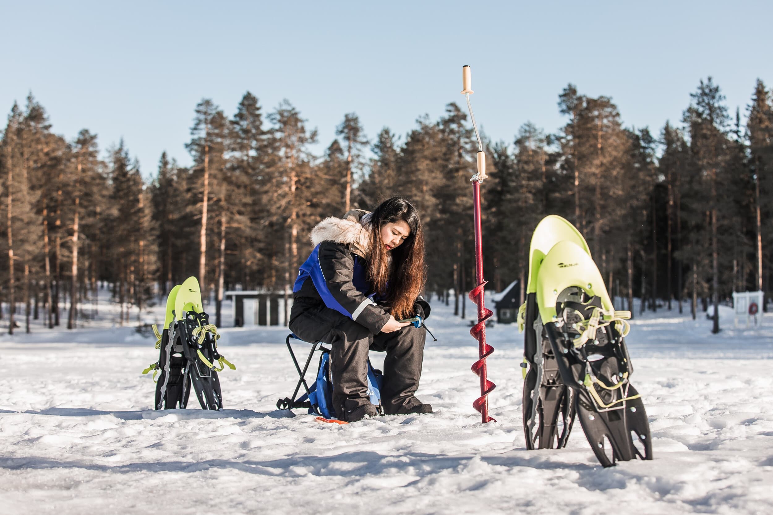 Lumikenkäily- ja pilkkielämys kahdelle | Rovaniemi | Elamyslahjat