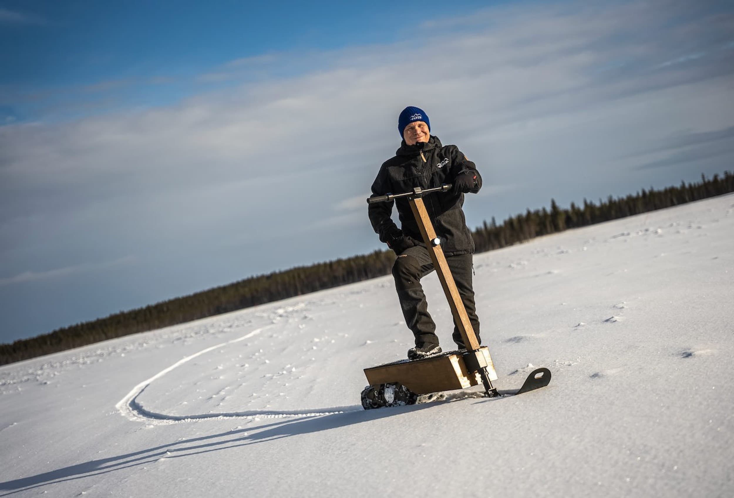 Talviretki sähkölumiskoottereilla viidelle | Puumala | Elamyslahjat