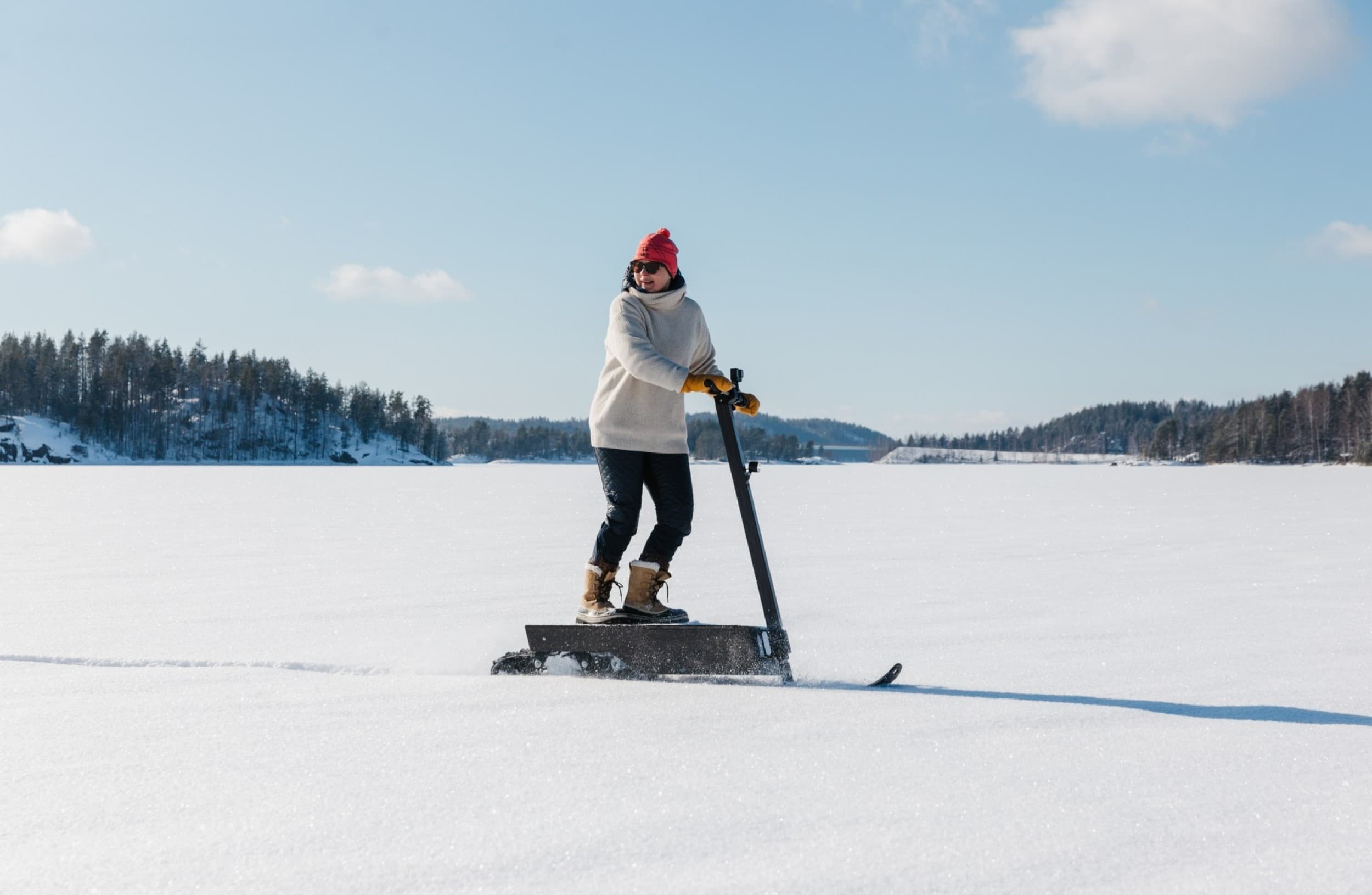 Talviretki sähkölumiskoottereilla viidelle | Puumala | Elamyslahjat