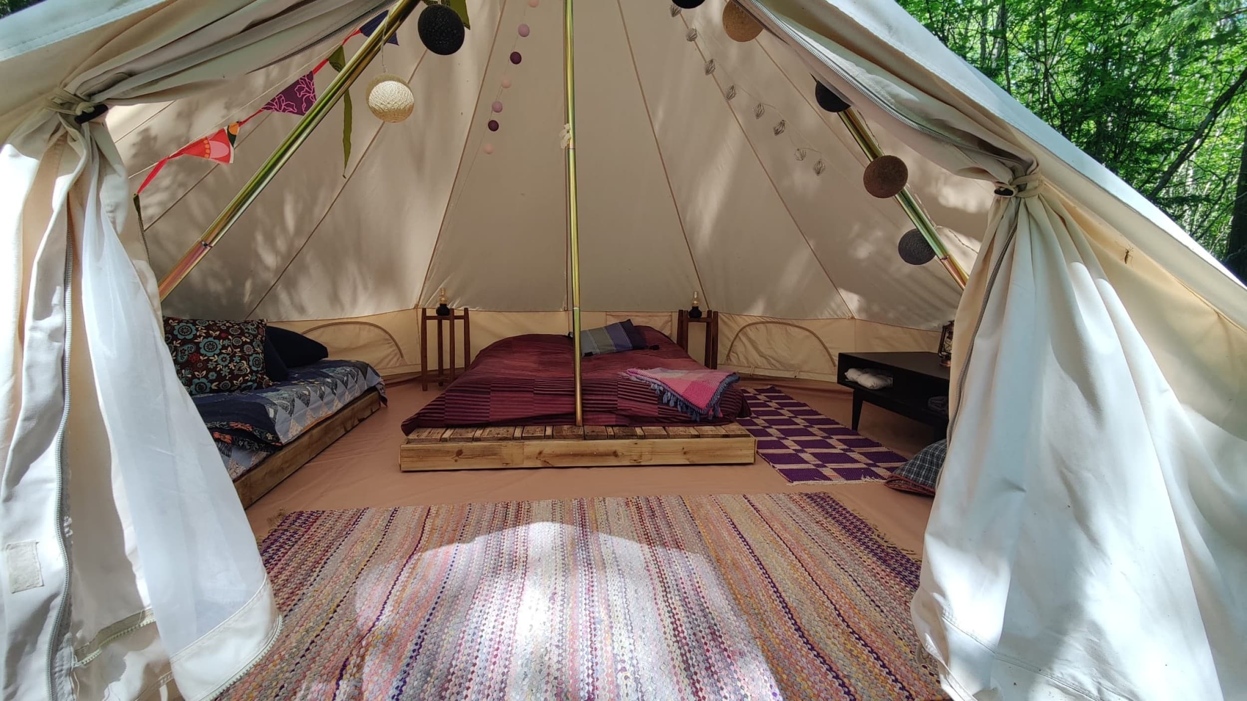 Yöpyminen Glamping teltassa 2:lle | Korppoo
