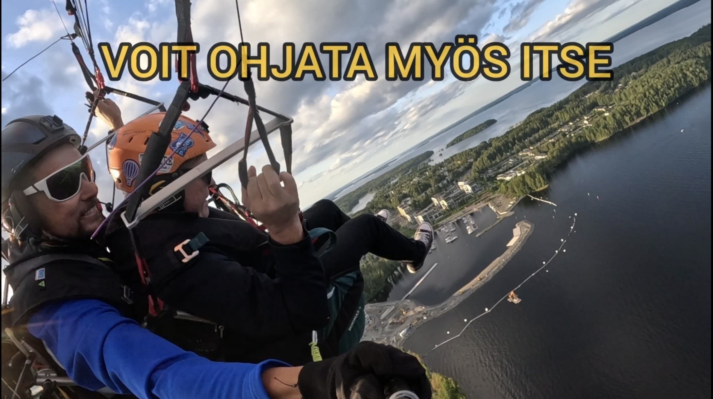 Moottoroidun varjoliidon tutustumiskurssi kahdelle | Tampere | Elamyslahjat