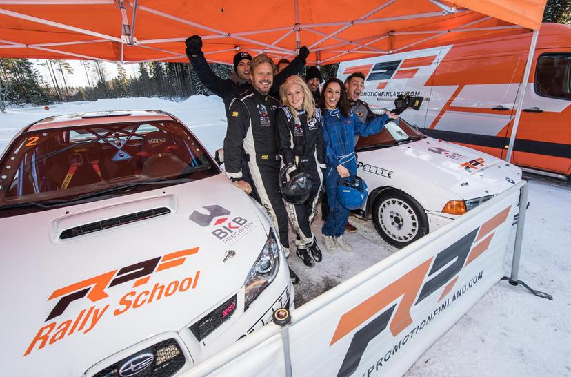 Rallikoulu nelivetoisella Subaru WRX Sti ralliautolla neljälle | Saukkola