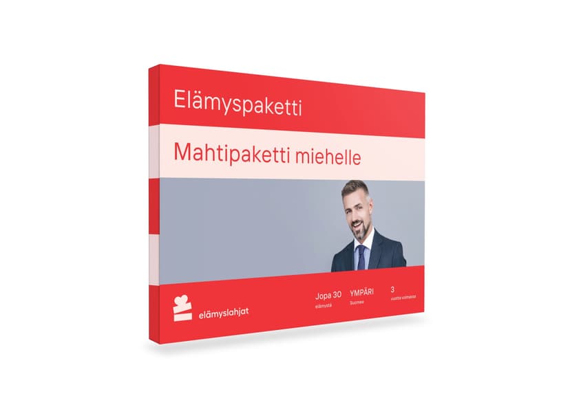 Mahtipaketti miehelle | Useampi paikkakunta