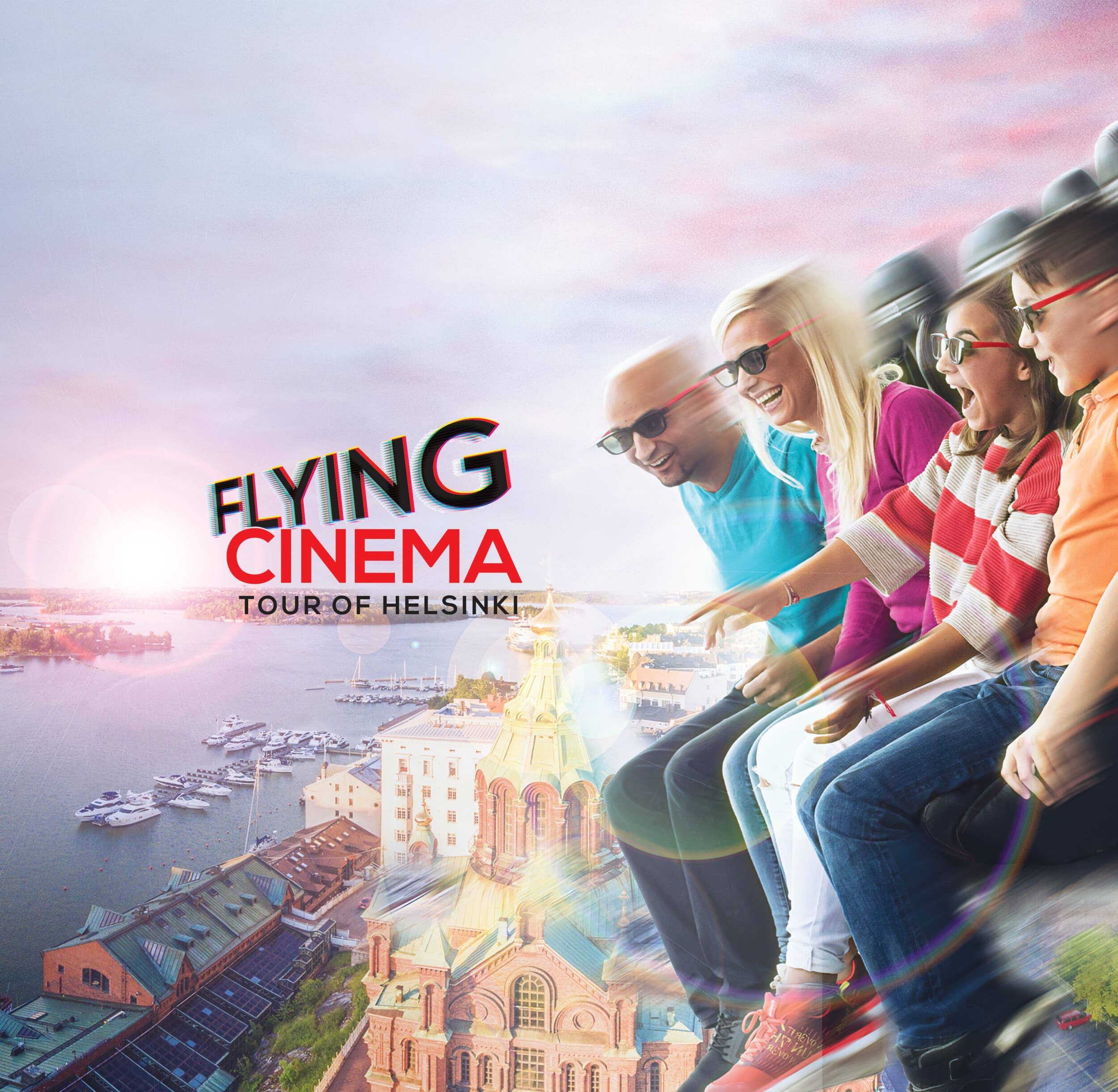 Flying cinema - Virtuaalielokuvaelämys perheelle | Helsinki | Elamyslahjat