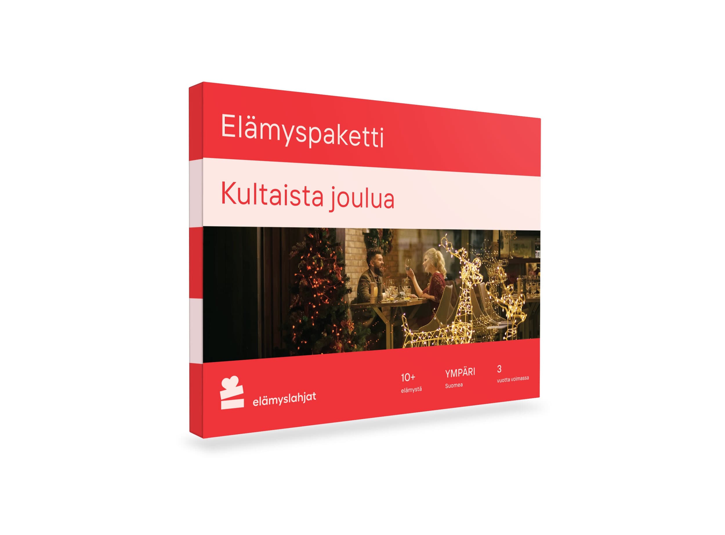 Kultainen joulupaketti | Ympäri Suomen | Elamyslahjat