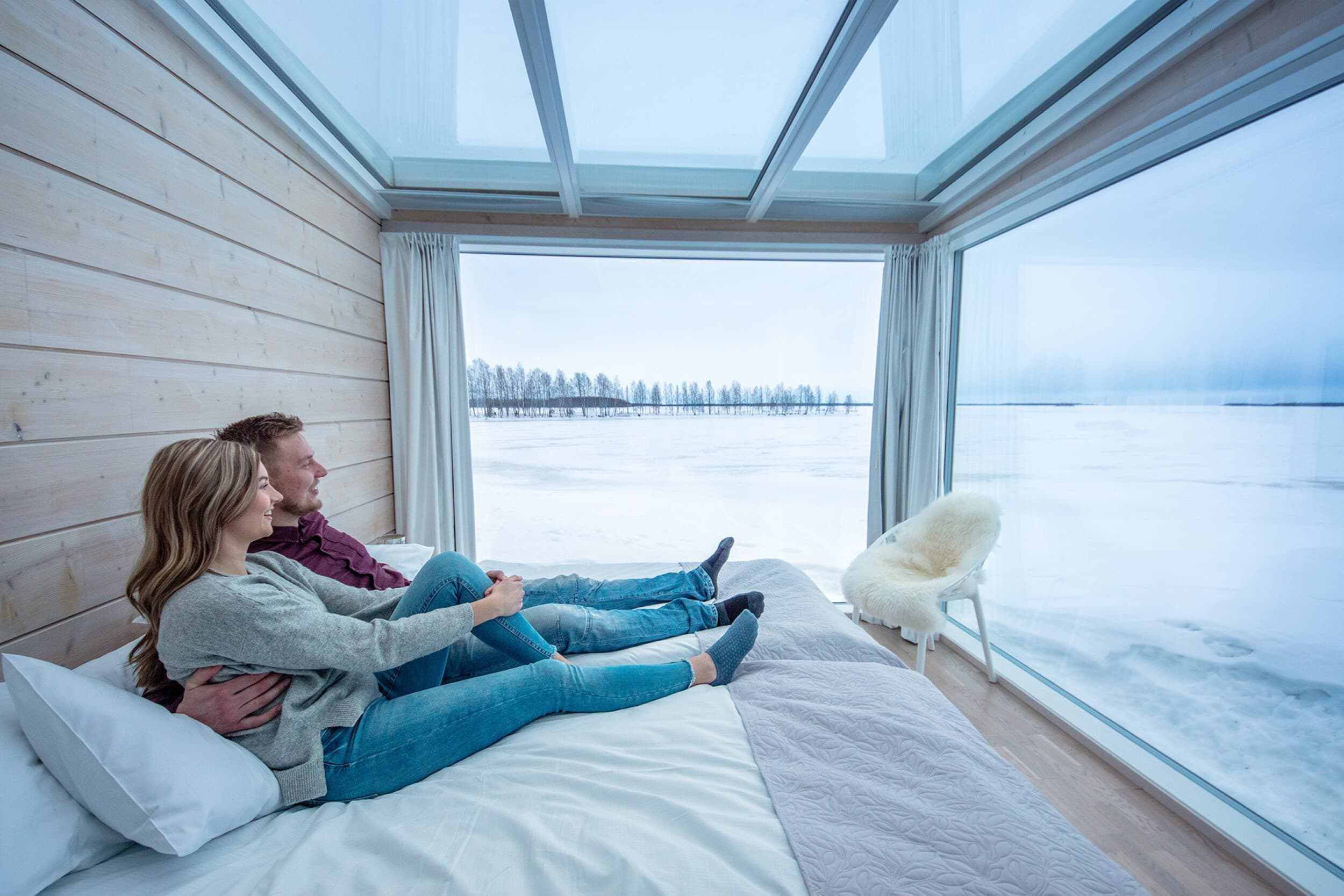 Seaside Glass Villa - yöpymiskokemus kahdelle | Kemi | Elamyslahjat