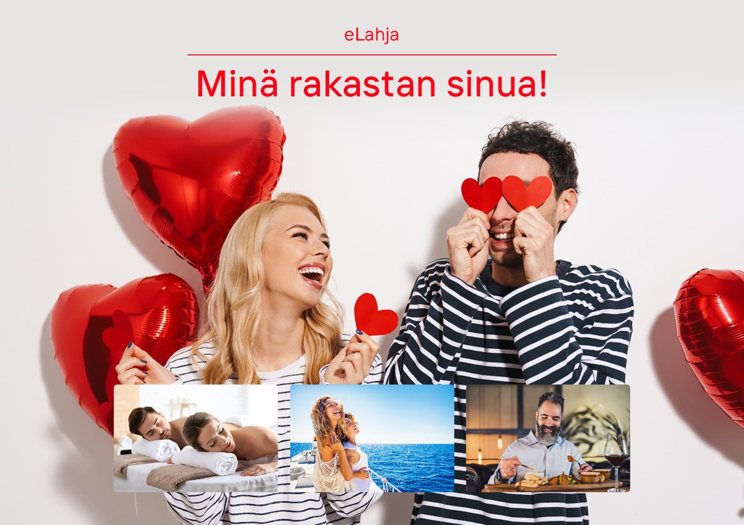 Minä rakastan sinua! - Elämyspaketti | Useampi paikkakunta | Elamyslahjat