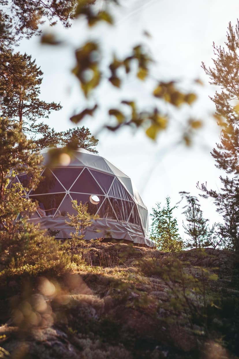 Elämysloma kahdelle Laukanharjun maisemadomessa | Savonlinna