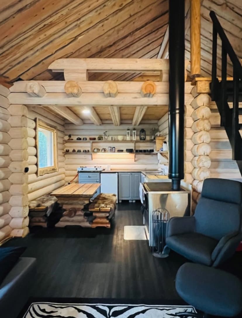 Täysihoidollinen majoitus erämökissä kahdelle viikonloppuna (2 vrk) | Ivalo