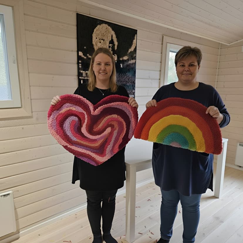 Tufting workshop kahdelle | Vaajasalmi